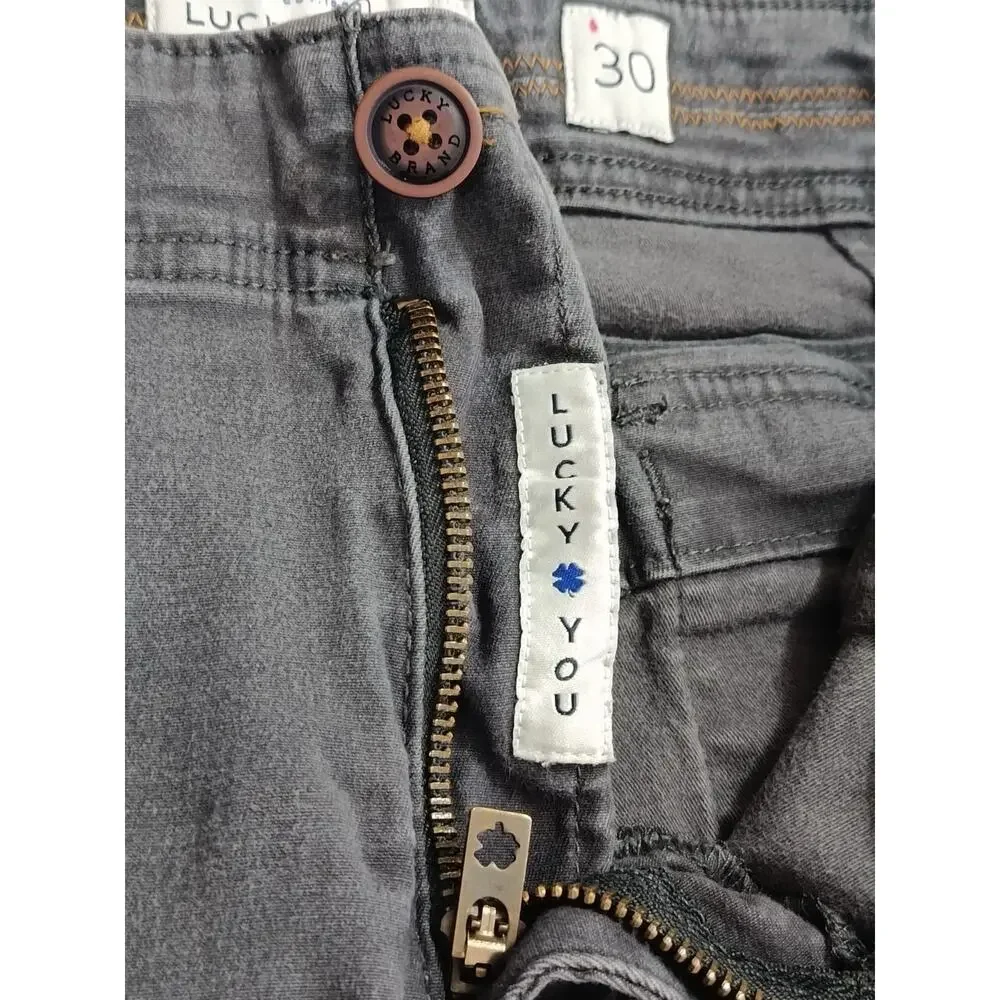 Lucky Brand Men's Outdoor Cargo Shorts Charcoal Gray Size 30